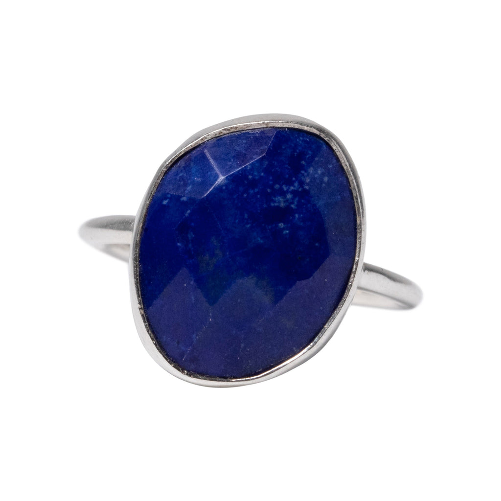 Lapis Ring in Silver