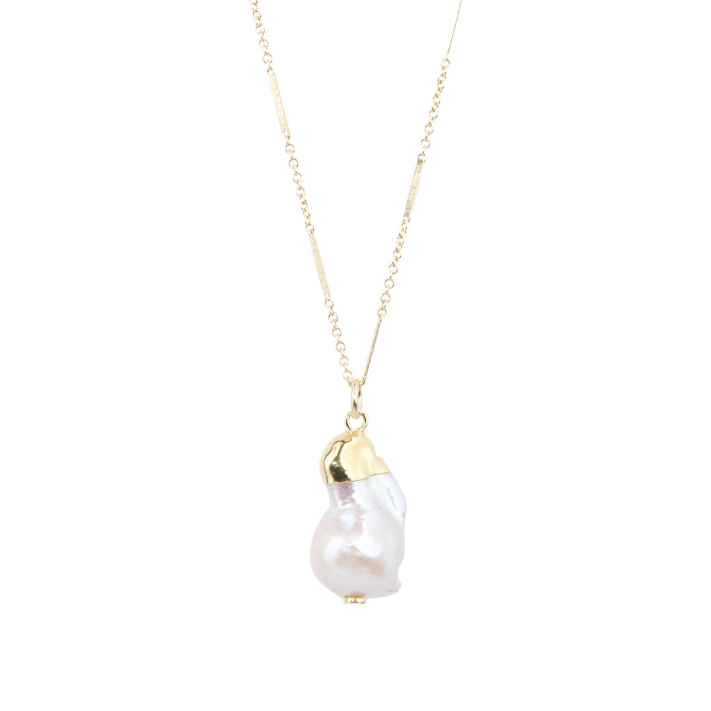 Lola Necklace in Freshwater Pearl-Necklaces-Waffles & Honey Jewelry-Waffles & Honey Jewelry