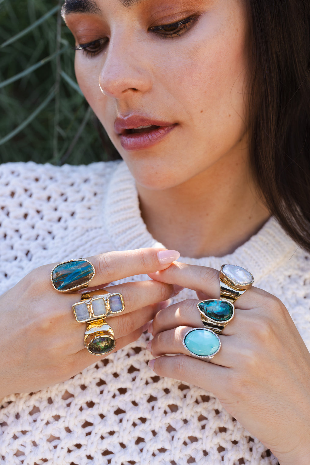 Garden Quartz Cocktail Ring