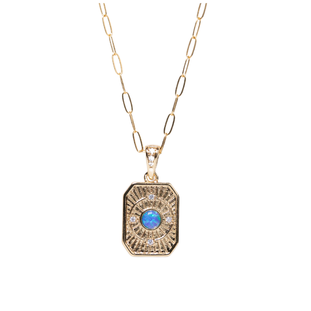Blue Opal Nova Necklace