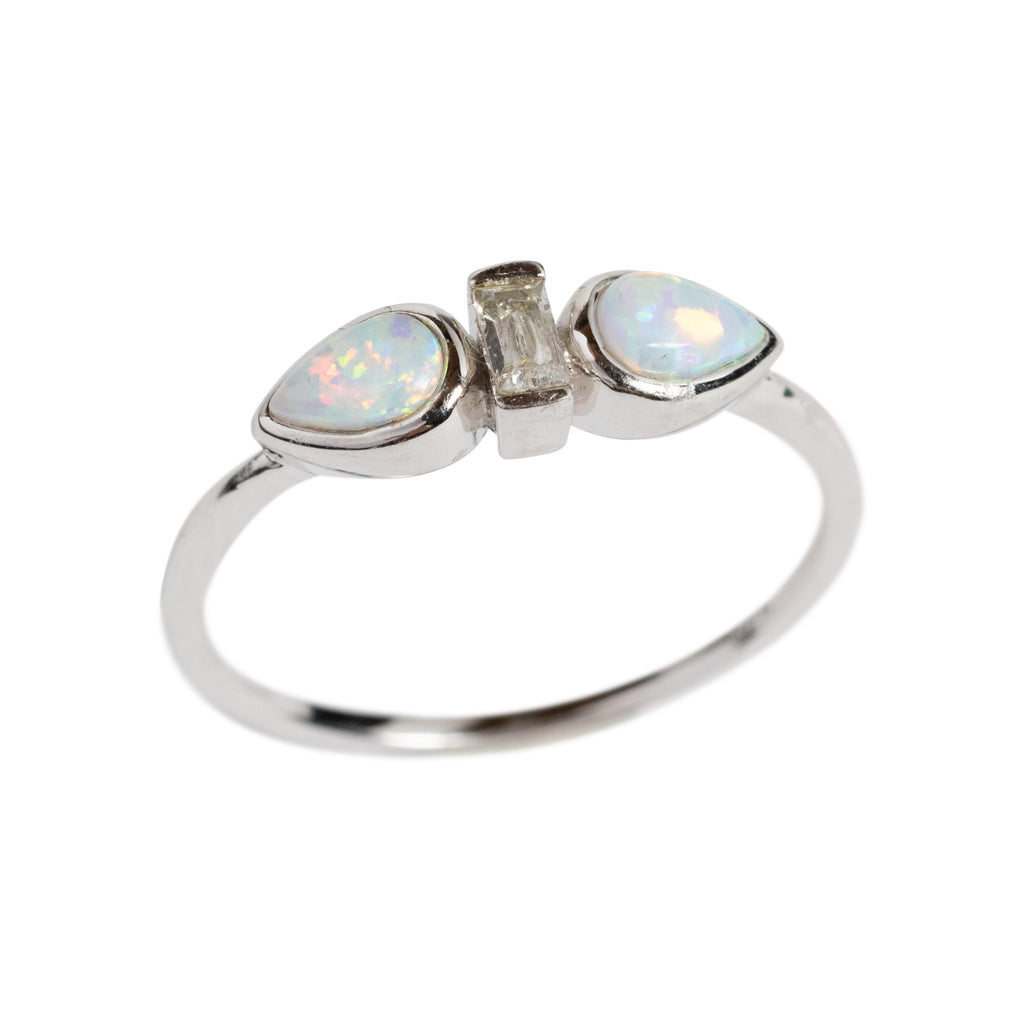 Cambria Opal Ring in Silver