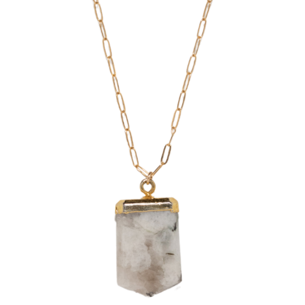 Demitra Necklace in Opal Dendrite