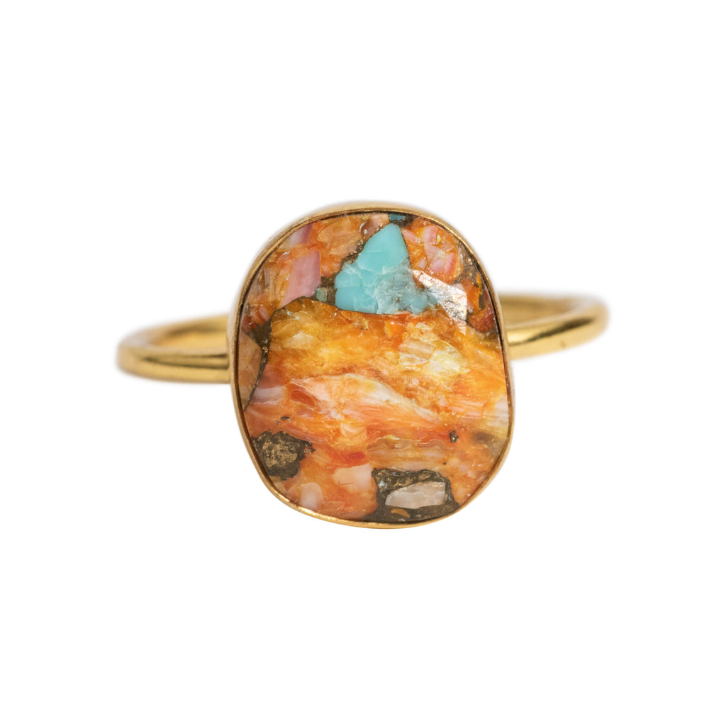 Oyster Turquoise Ring