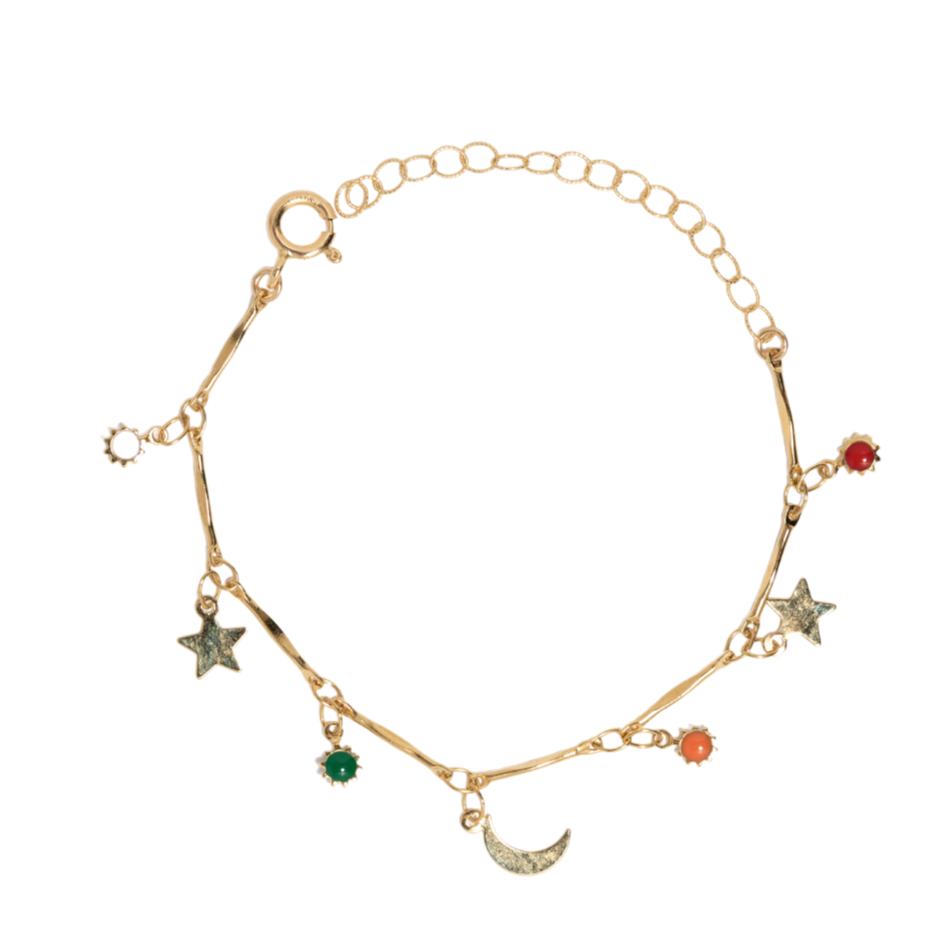 Star and Moon Bracelet