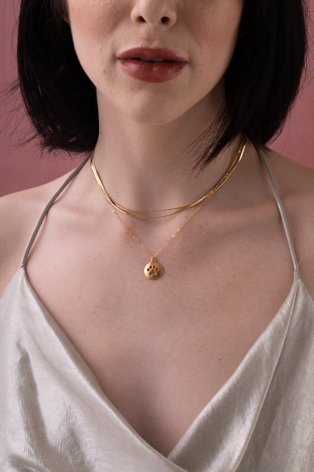 Paw Print Necklace