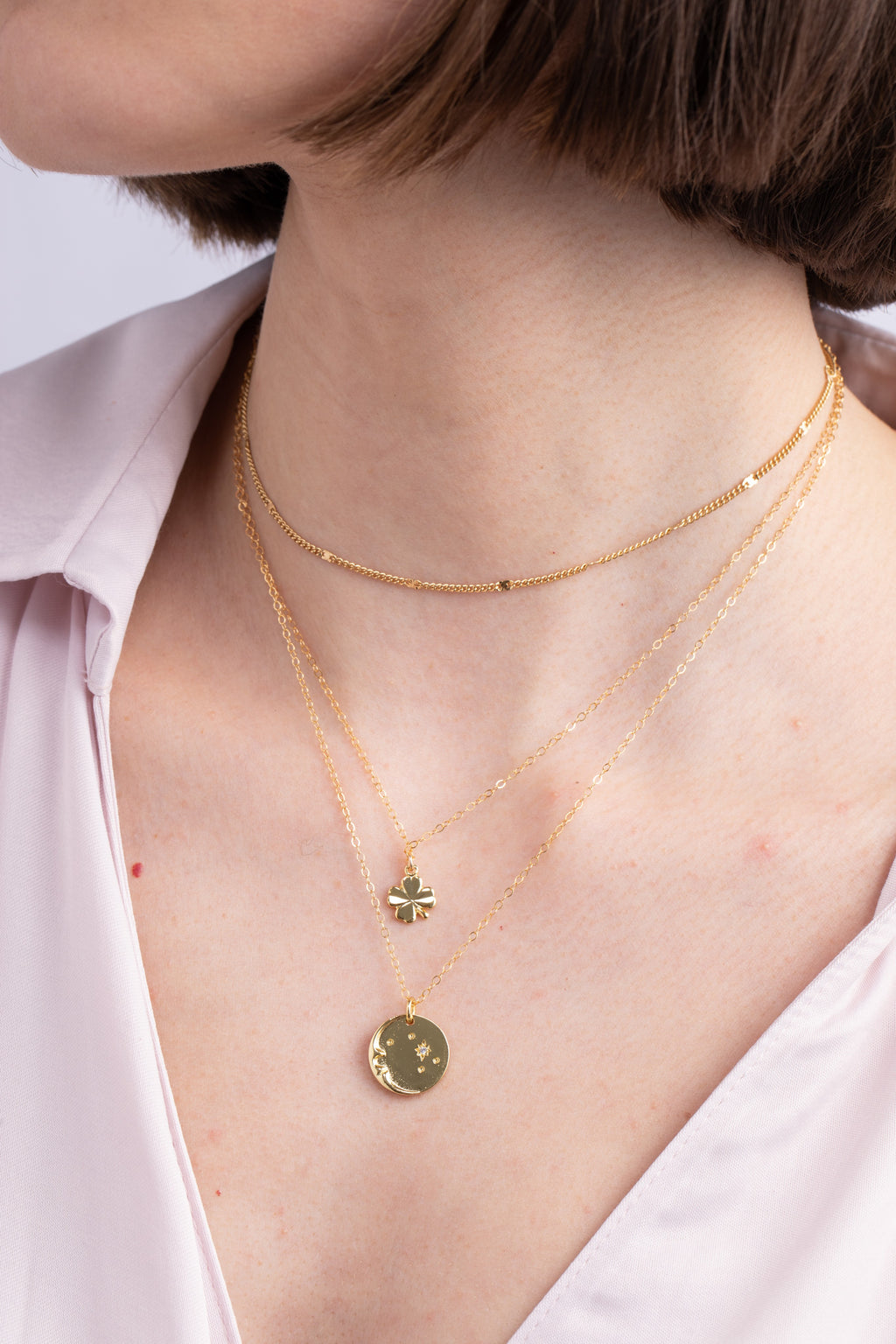 Clover Necklace in Gold