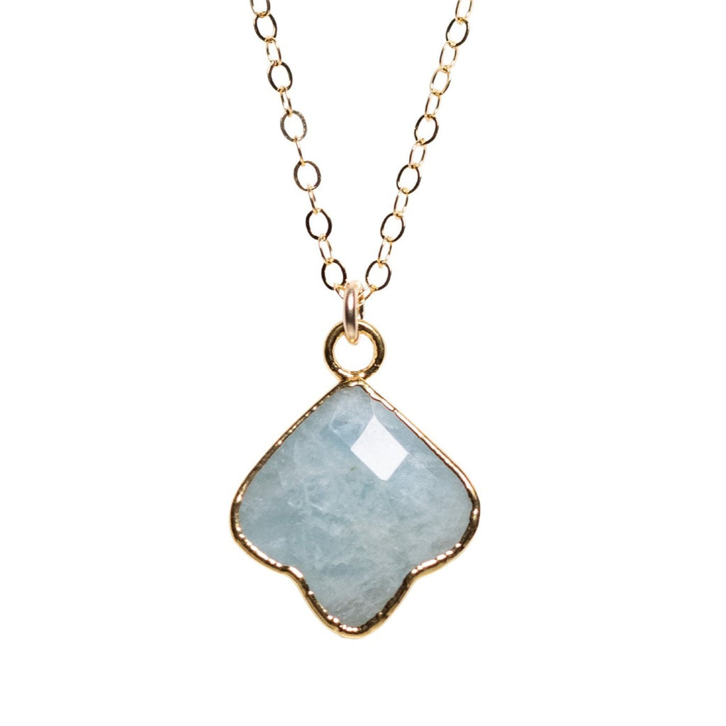 Clover Necklace in Amazonite