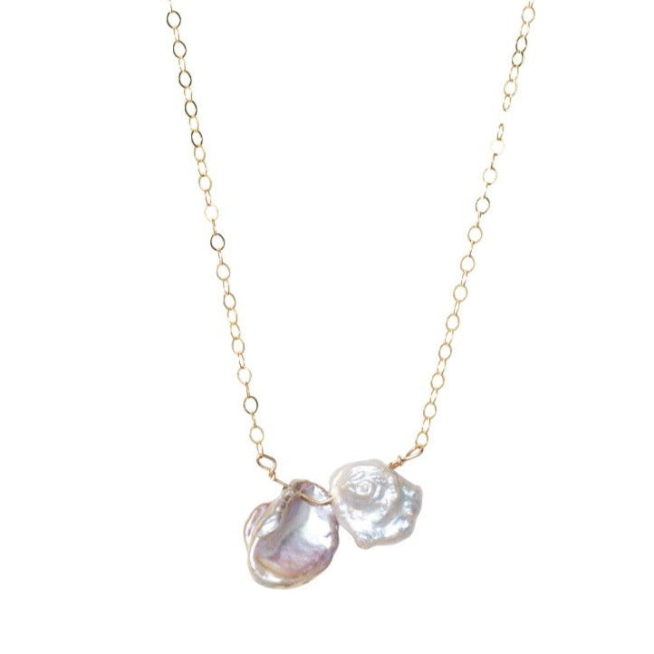 Double Pearl Necklace