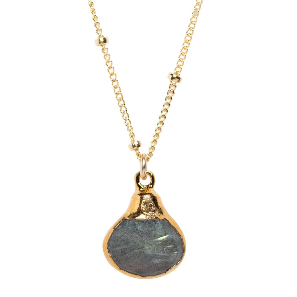 LUX Labradorite Teardrop Necklace