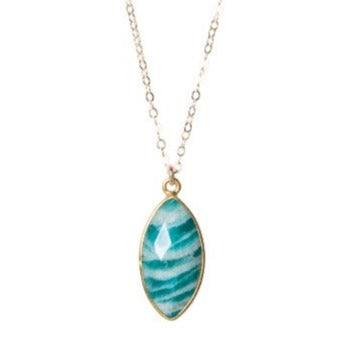 Marquise Amazonite Necklace