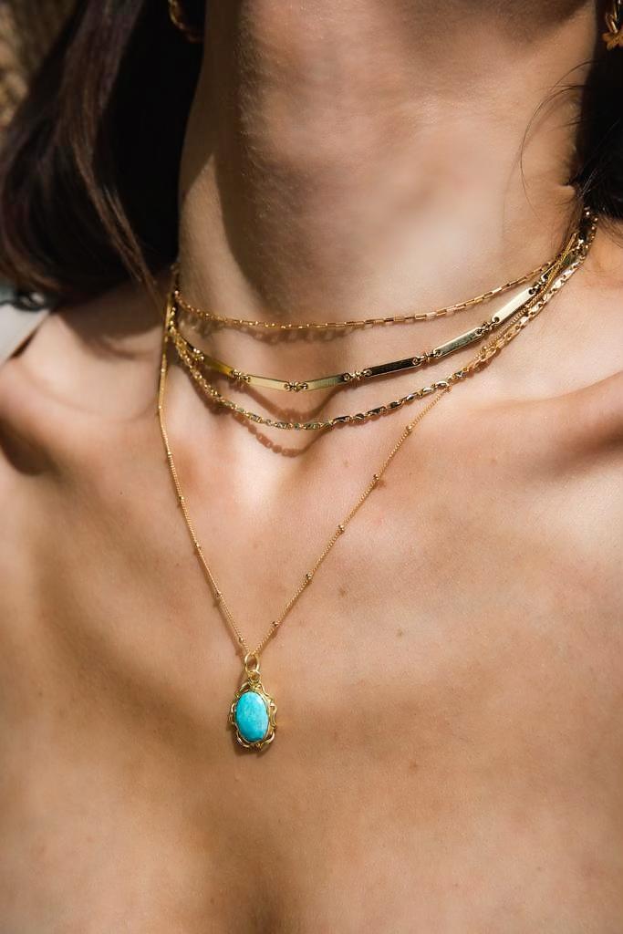 Lux Necklace in Turquoise