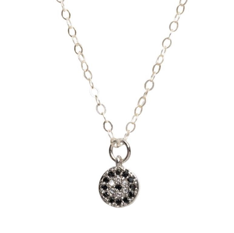 Scarlet CZ Necklace in Silver