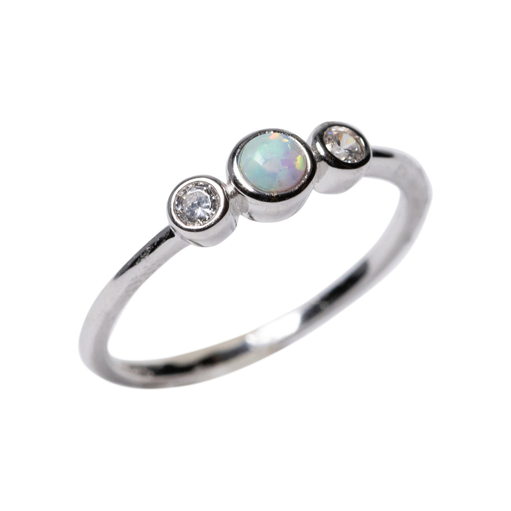 Thira Opal Ring in Silver