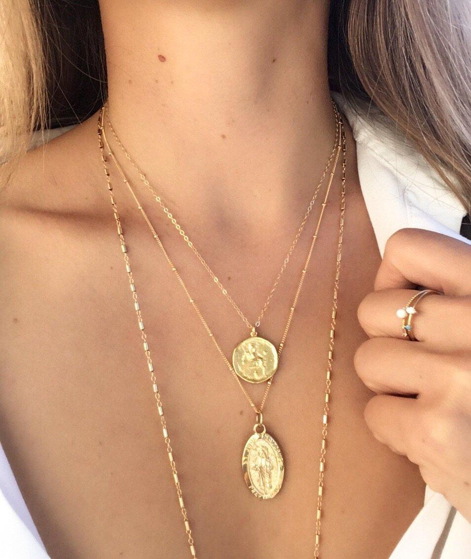 Aries Zodiac Necklace in Gold-Necklaces-Waffles & Honey Jewelry-Waffles & Honey Jewelry