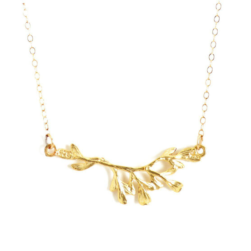 Branch Necklace-Necklaces-Waffles & Honey Jewelry-Waffles & Honey Jewelry