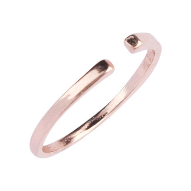 Cuff Ring in Rose Gold-Rings-Waffles & Honey Jewelry-Waffles & Honey Jewelry