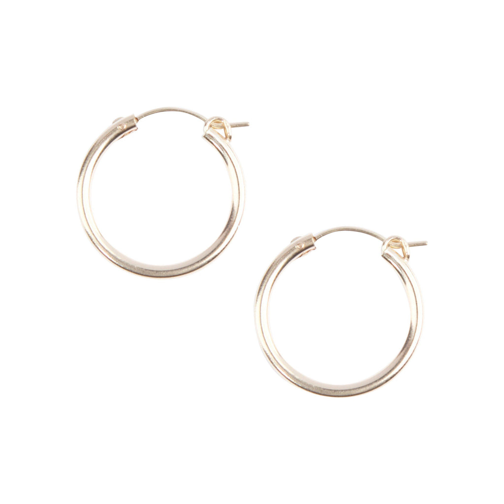 Essential Hoops in Gold-Earrings-Waffles & Honey Jewelry-Waffles & Honey Jewelry