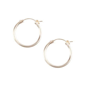 Essential Hoops in Gold-Earrings-Waffles & Honey Jewelry-Waffles & Honey Jewelry
