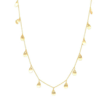 Gold Petal Necklace-Necklaces-Waffles & Honey Jewelry-Waffles & Honey Jewelry