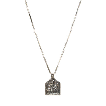 House of Buddha Necklace in Silver-Necklaces-Waffles & Honey Jewelry-Waffles & Honey Jewelry