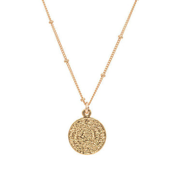 Inca Coin Necklace-Necklaces-Waffles & Honey Jewelry-Waffles & Honey Jewelry