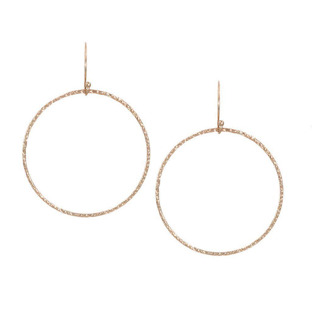 Infinity Circle Earrings-Earrings-Waffles & Honey Jewelry-Waffles & Honey Jewelry