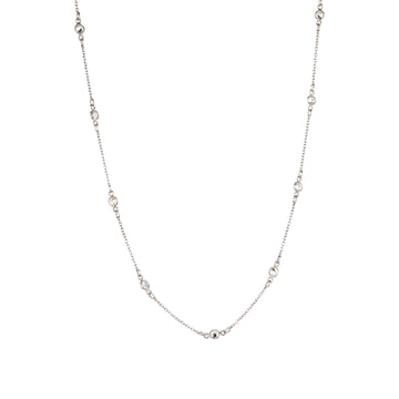 Maxie CZ Solitaire Necklace in Silver-Necklaces-Waffles & Honey Jewelry-Waffles & Honey Jewelry