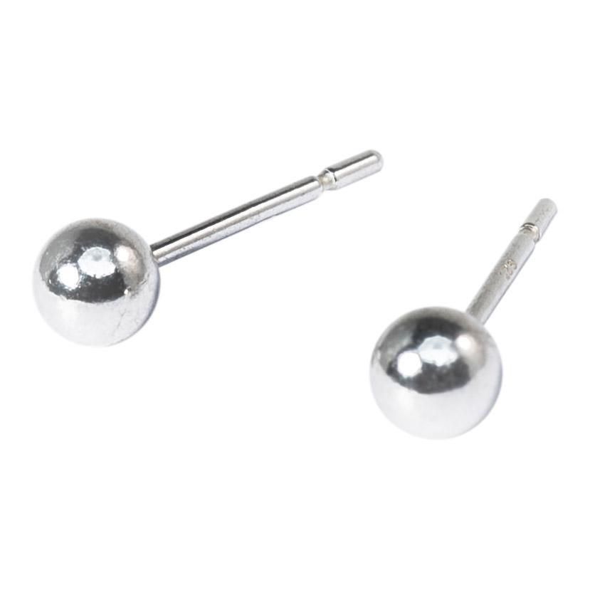 Mini Sterling Silver Ball Studs-Earrings-Waffles & Honey Jewelry-Waffles & Honey Jewelry