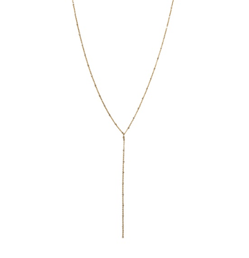 Mixed Metal Stardust Lariat-Necklaces-Waffles & Honey Jewelry-Waffles & Honey Jewelry