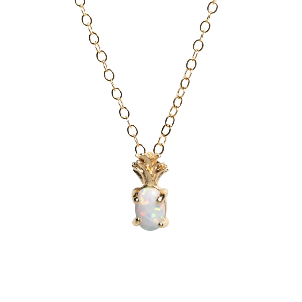 Opal Pineapple Necklace