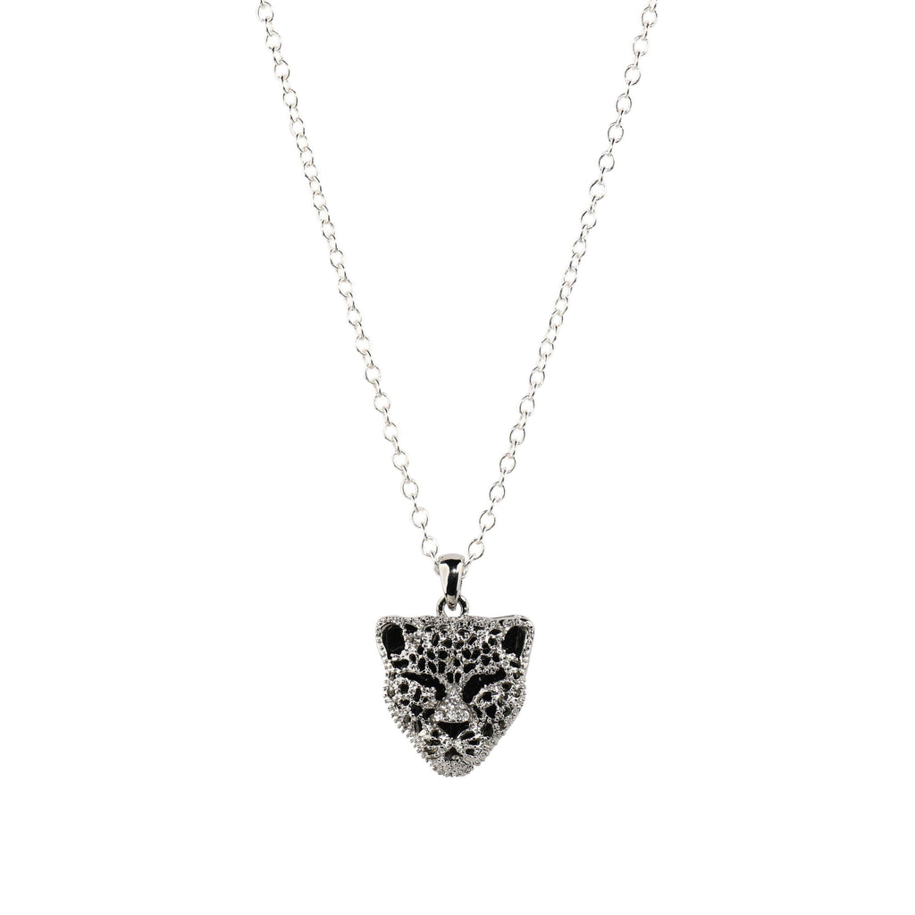 Panther Necklace in Silver-Necklaces-Waffles & Honey Jewelry-Waffles & Honey Jewelry