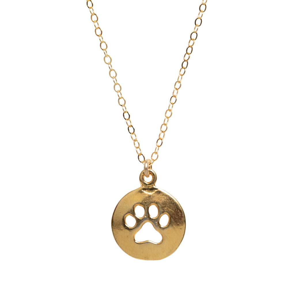 Paw Print Necklace