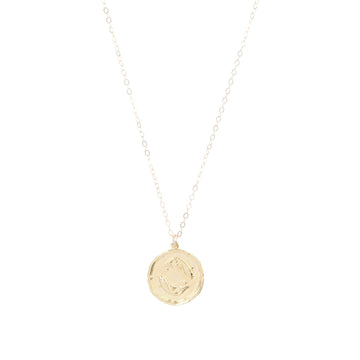 Pisces Zodiac Necklace in Gold-Necklaces-Waffles & Honey Jewelry-Waffles & Honey Jewelry