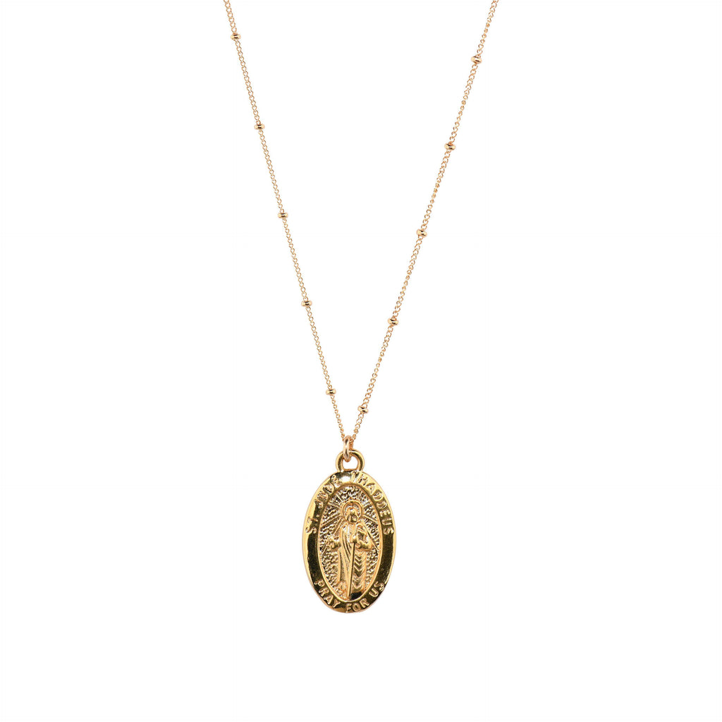 St. Jude Necklace-Necklaces-Waffles & Honey Jewelry-Waffles & Honey Jewelry