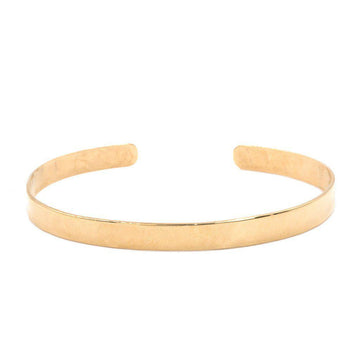 Thin Polished Cuff in Gold-bracelet-Waffles & Honey Jewelry-Waffles & Honey Jewelry