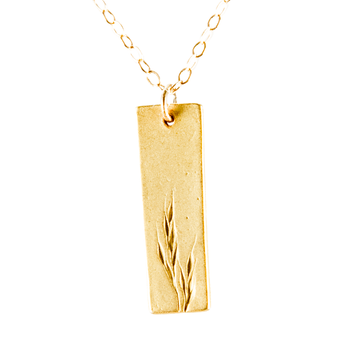 Wheat Necklace-Necklaces-Waffles & Honey Jewelry-Waffles & Honey Jewelry